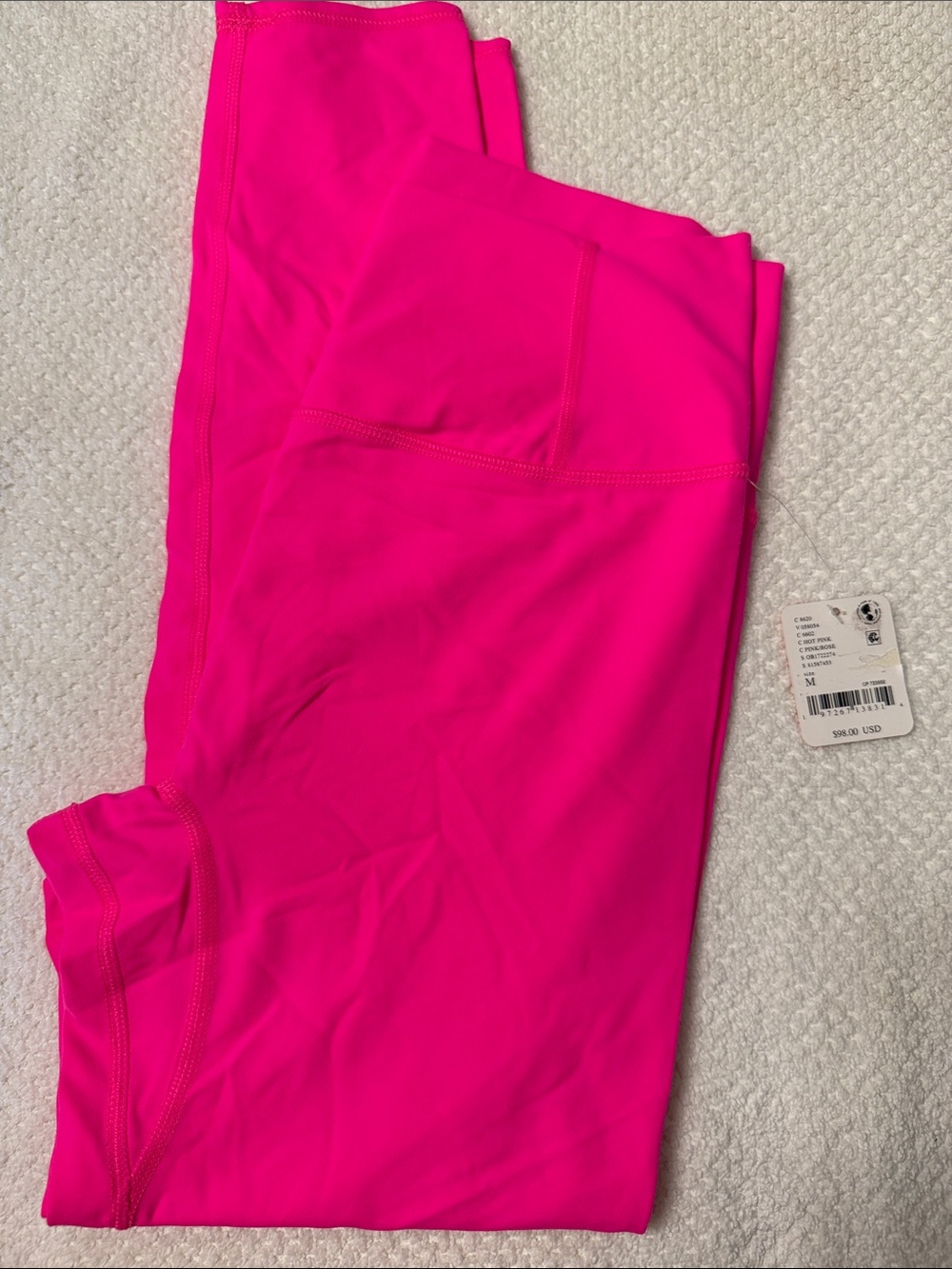 Free People Hot Pink Leggings